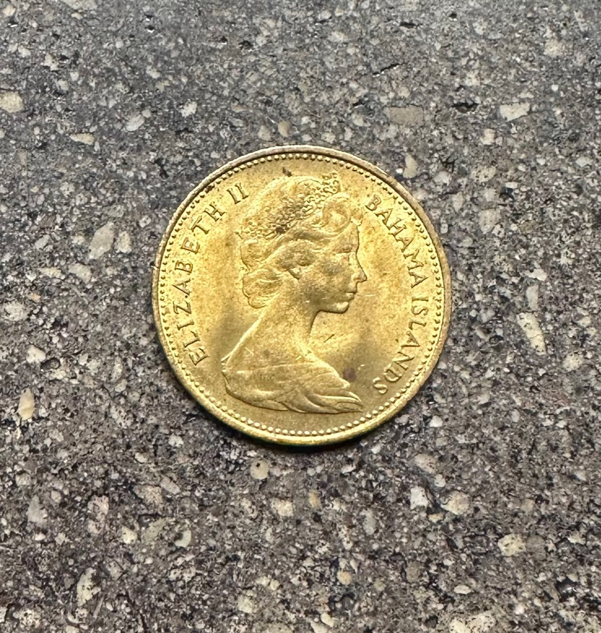 Bahamas Starfish front of coin on a concrete background. - Mountainstruck Coin Jewelry