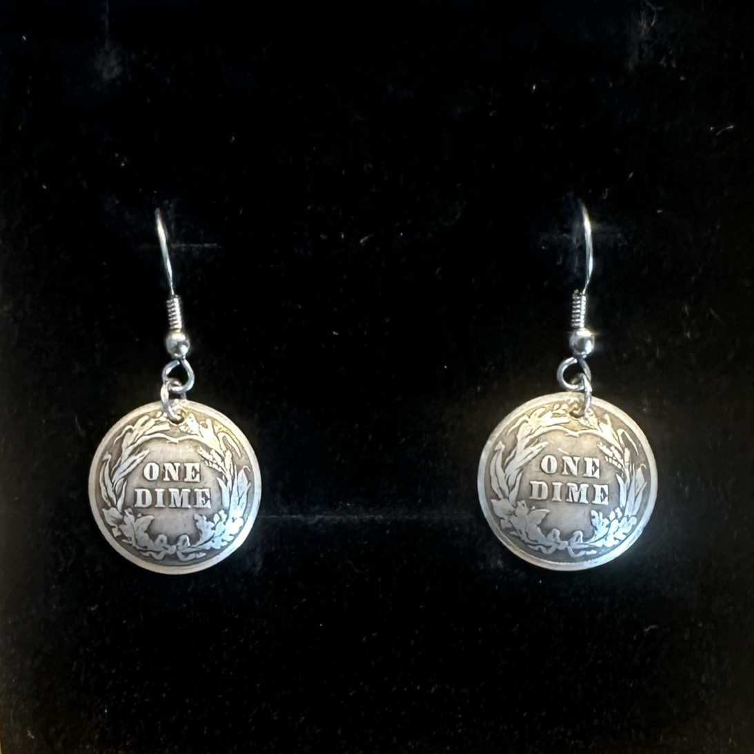 U.S Barber Dime Silver Coin Earrings - Mountainstruck Coin Jewelry