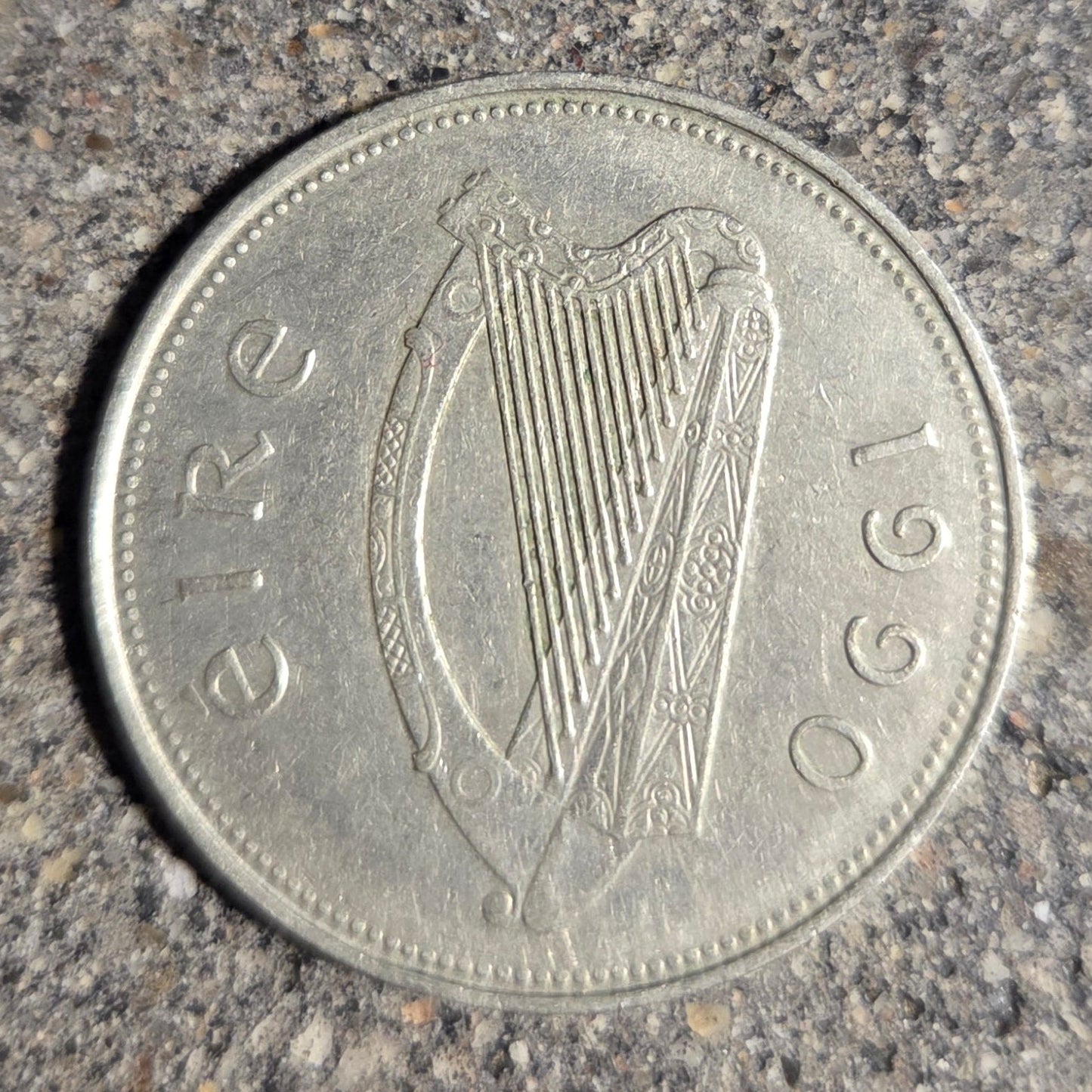 Ireland Red Deer Coin front on a concrete background. - Mountainstruck Coin Jewelry