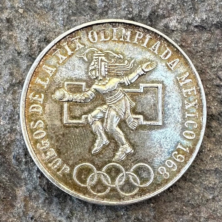 Mexico Silver 25 Pesos coin front - Mountainstruck Coin Jewelry