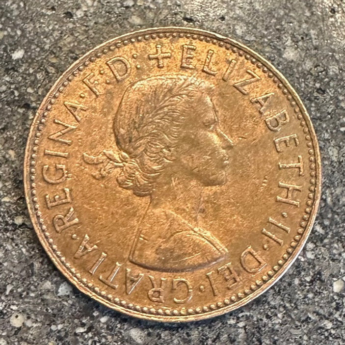 UK One Penny Coin front - Mountainstruck Coin Jewelry