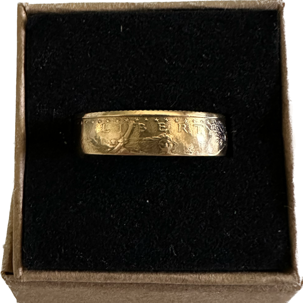 22k Gold U.S. Gold Eagle Coin Ring - Mountainstruck Coin Jewelry