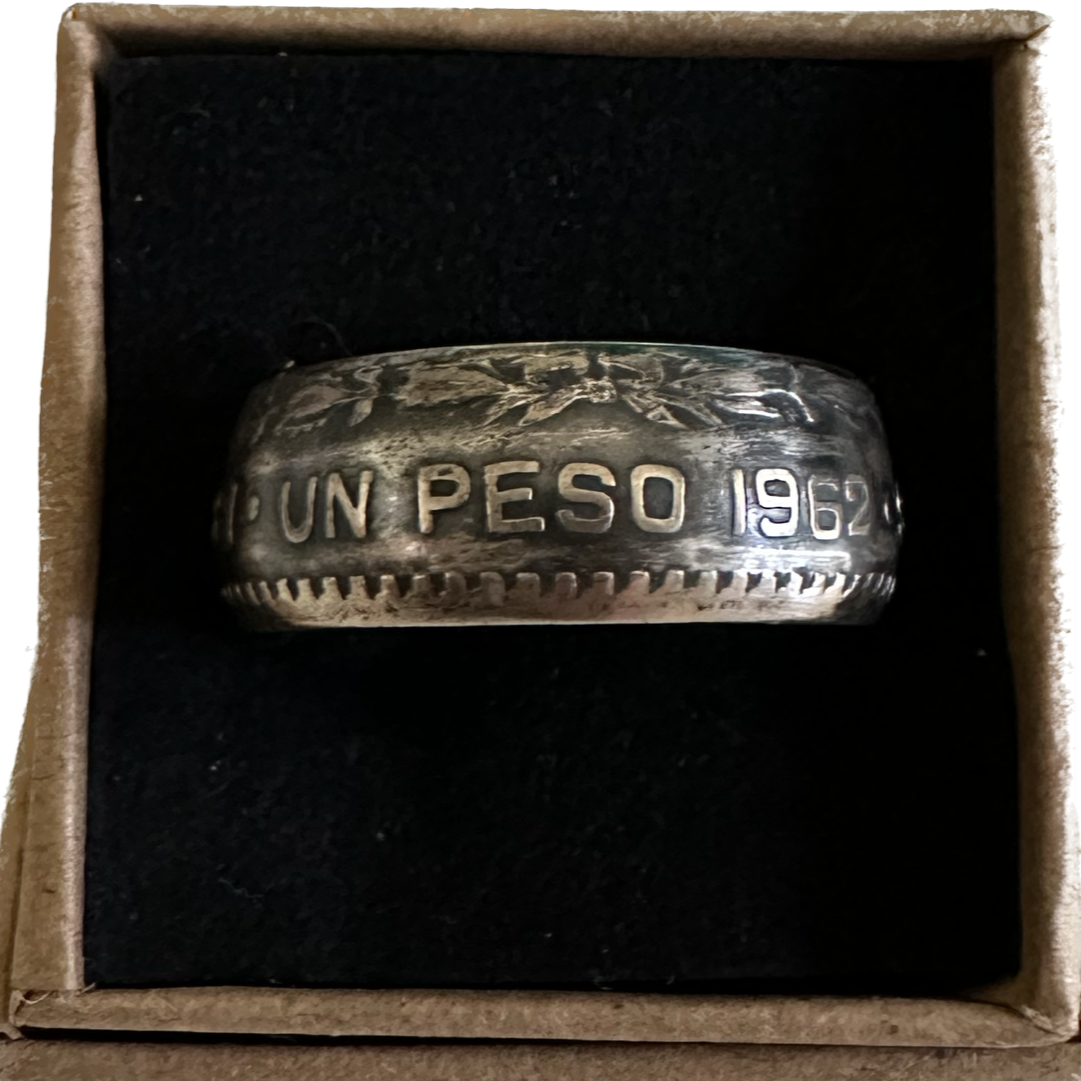 Mexico Peso Silver Coin Ring - Mountainstruck Coin Jewelry