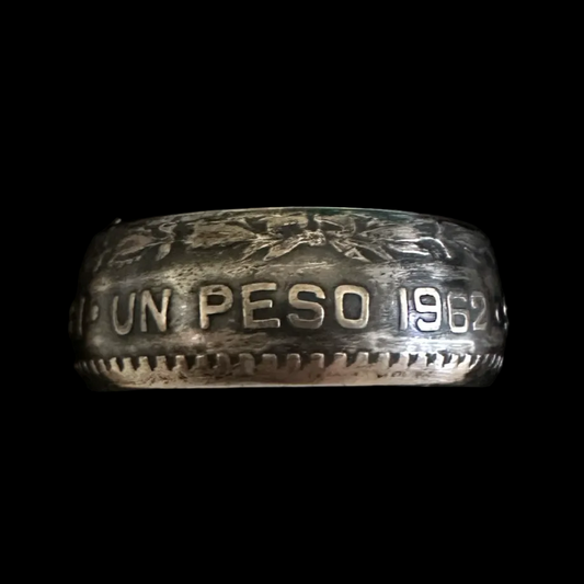 Mexico Peso Silver Coin Ring - Mountainstruck Coin Jewelry