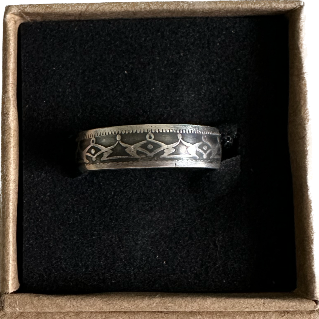 Newfoundland 20 Cents Silver Coin Ring - Mountainstruck Coin Jewelry
