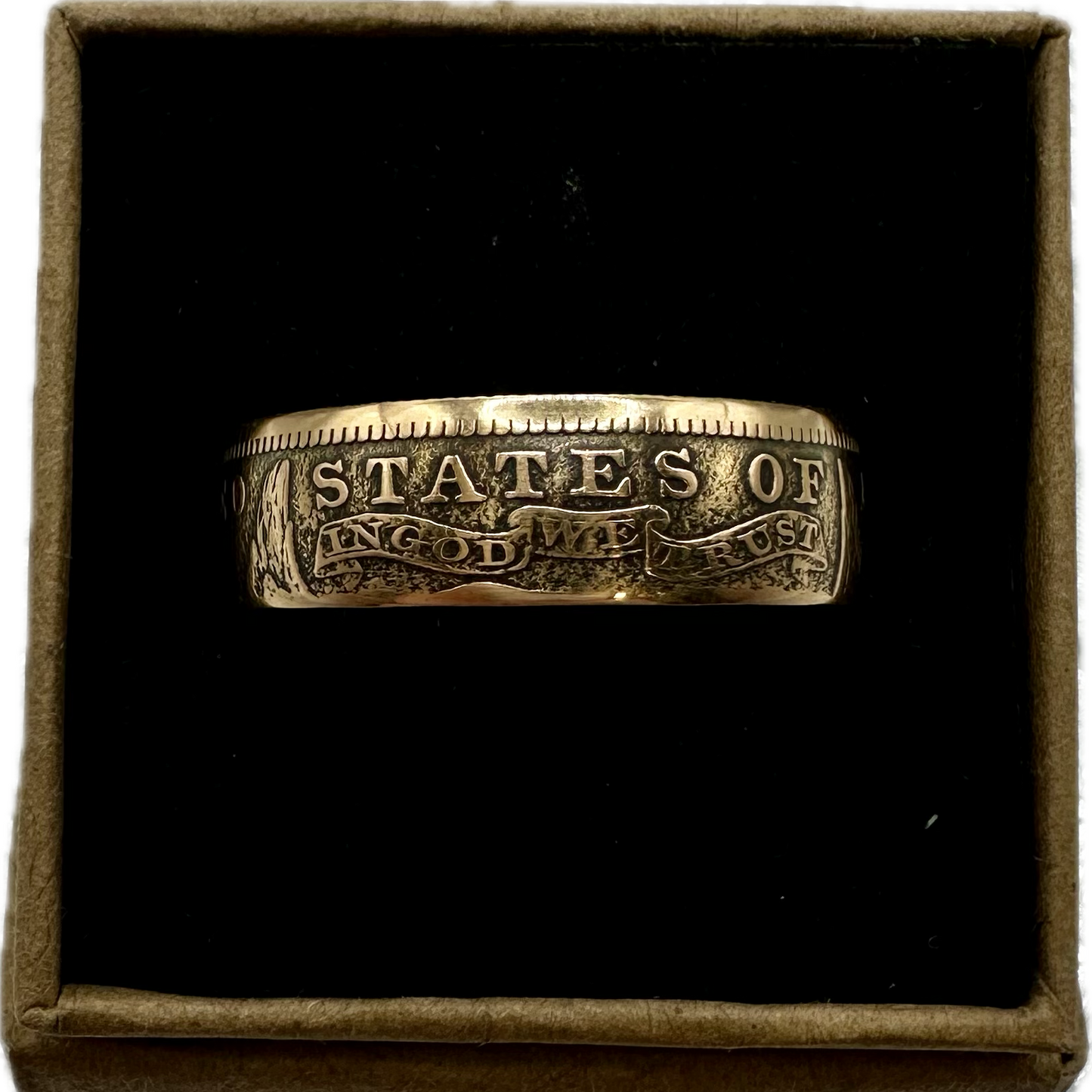 U.S. Solid Gold Eagle $10 Coin Ring - Mountainstruck Coin Jewelry