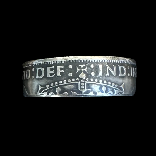 UK Two Shillings Silver Coin Ring - Mountainstruck Coin Jewelry