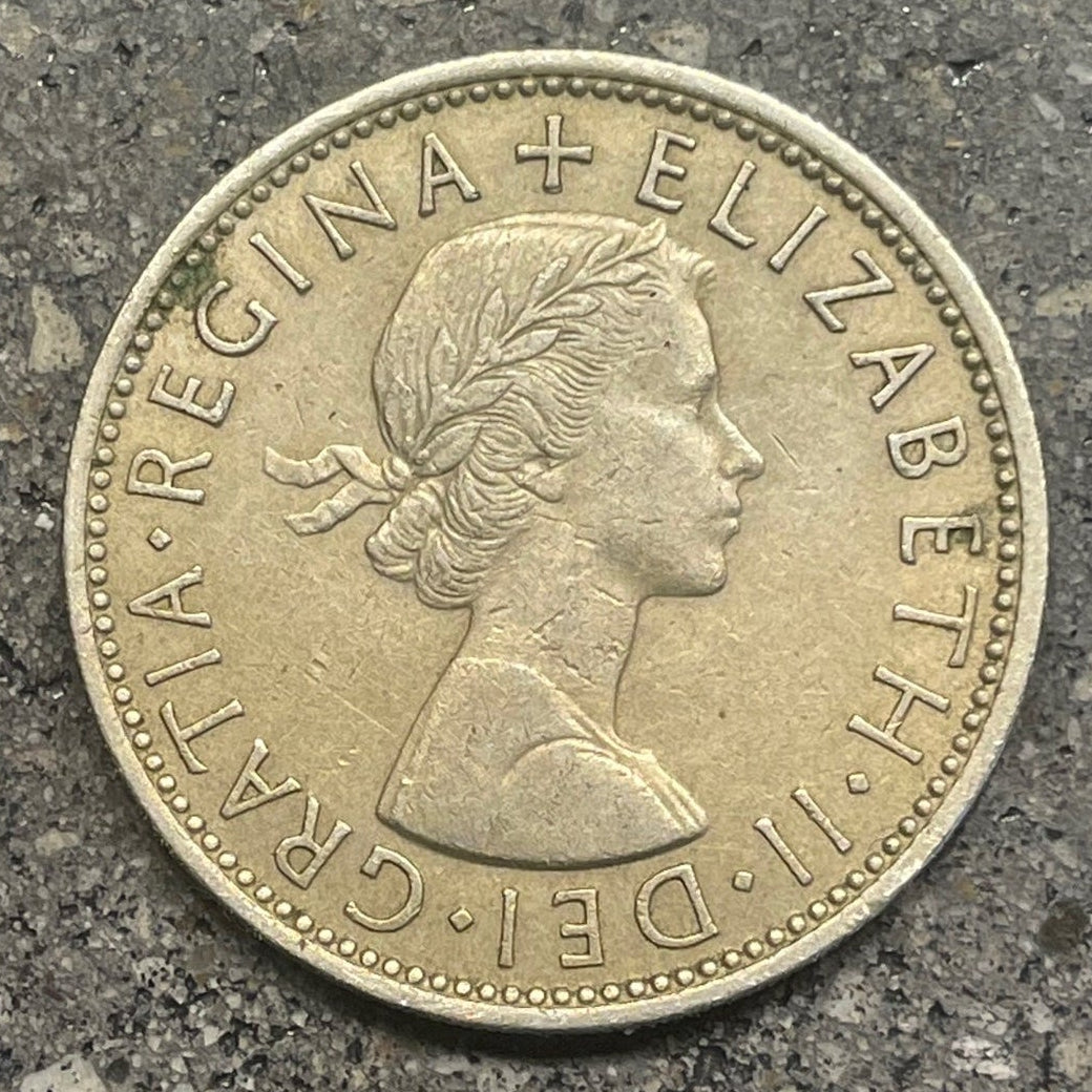 UK Two Shillings Coin front - Mountainstruck Coin Jewelry