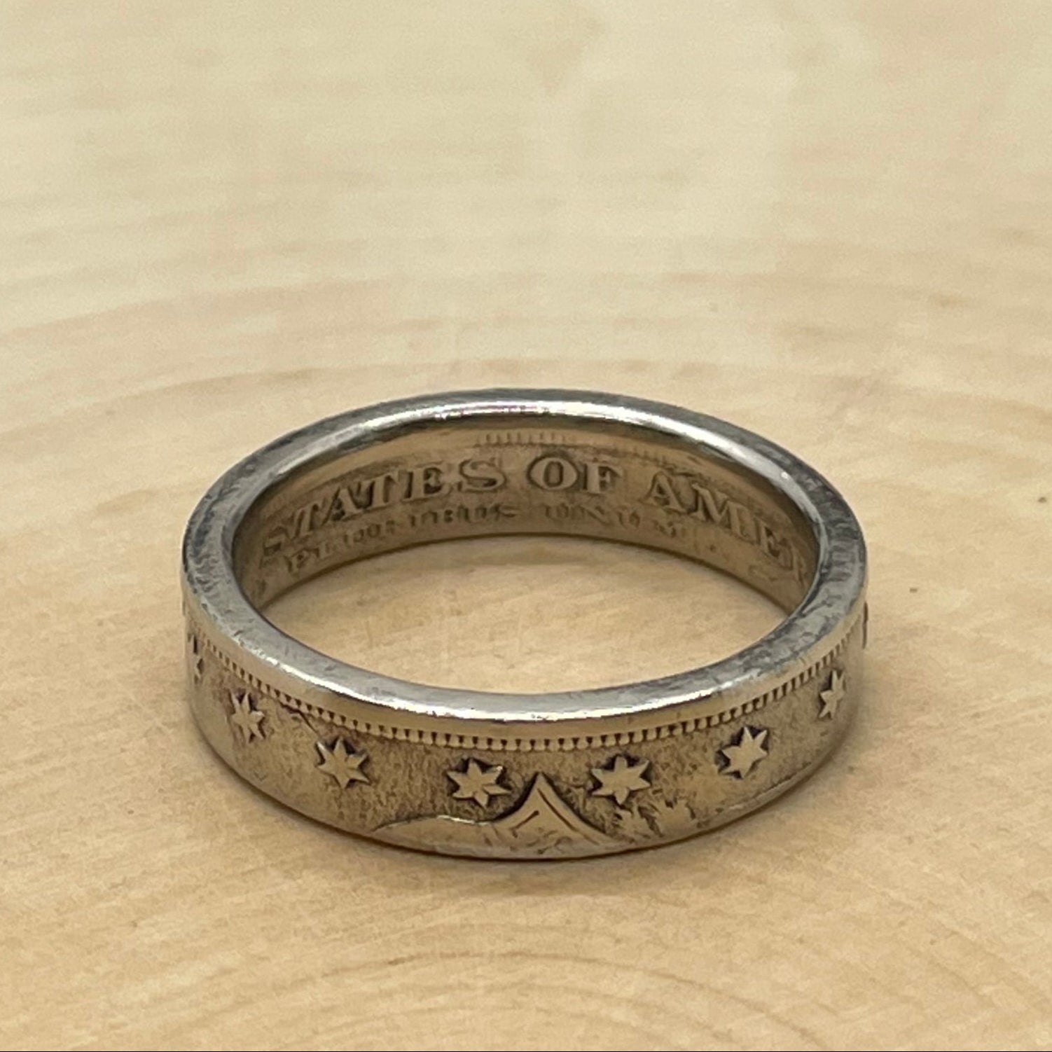 "V" Nickel Coin Ring. - Mountainstruck Coin Jewelry