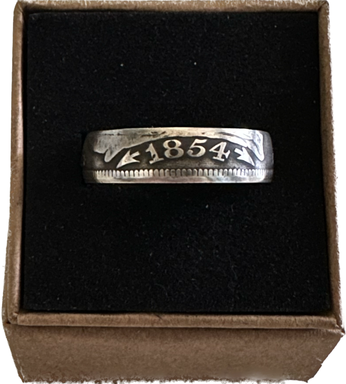 Seated Liberty Silver Quarter Ring