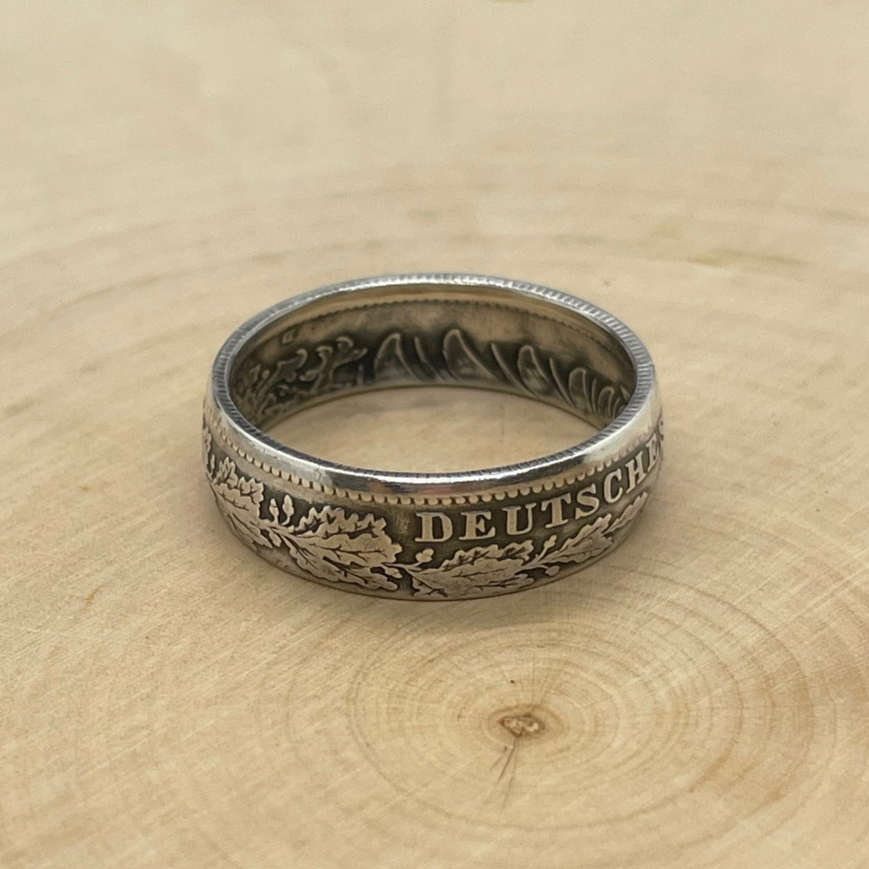 Germany 1 Mark Silver Ring