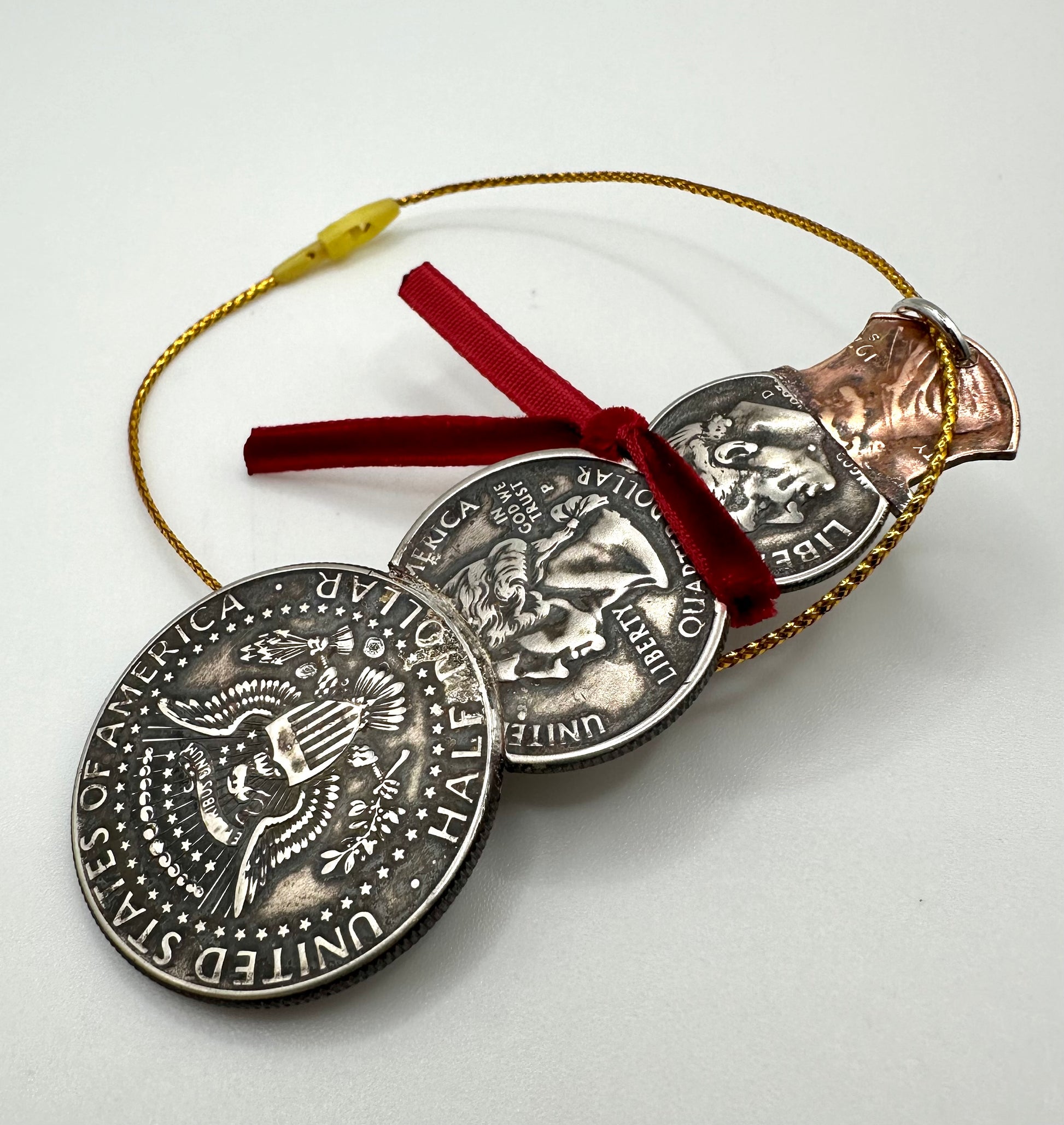 2025 Handmade Snowman Christmas Ornament - Mountainstruck Coin Jewelry