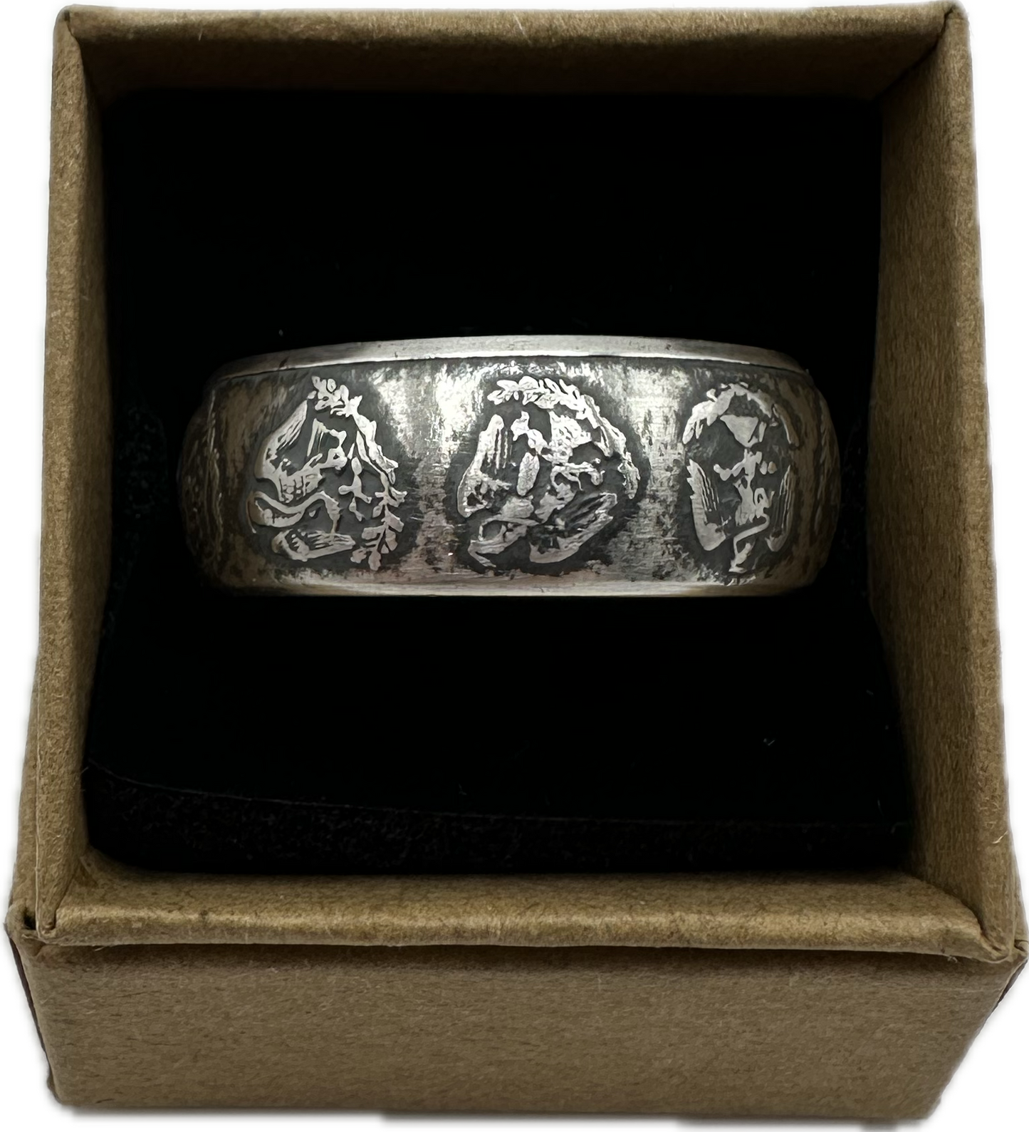 Mexico 1oz Libertad .999 Silver Coin Ring - Mountainstruck Coin Jewelry