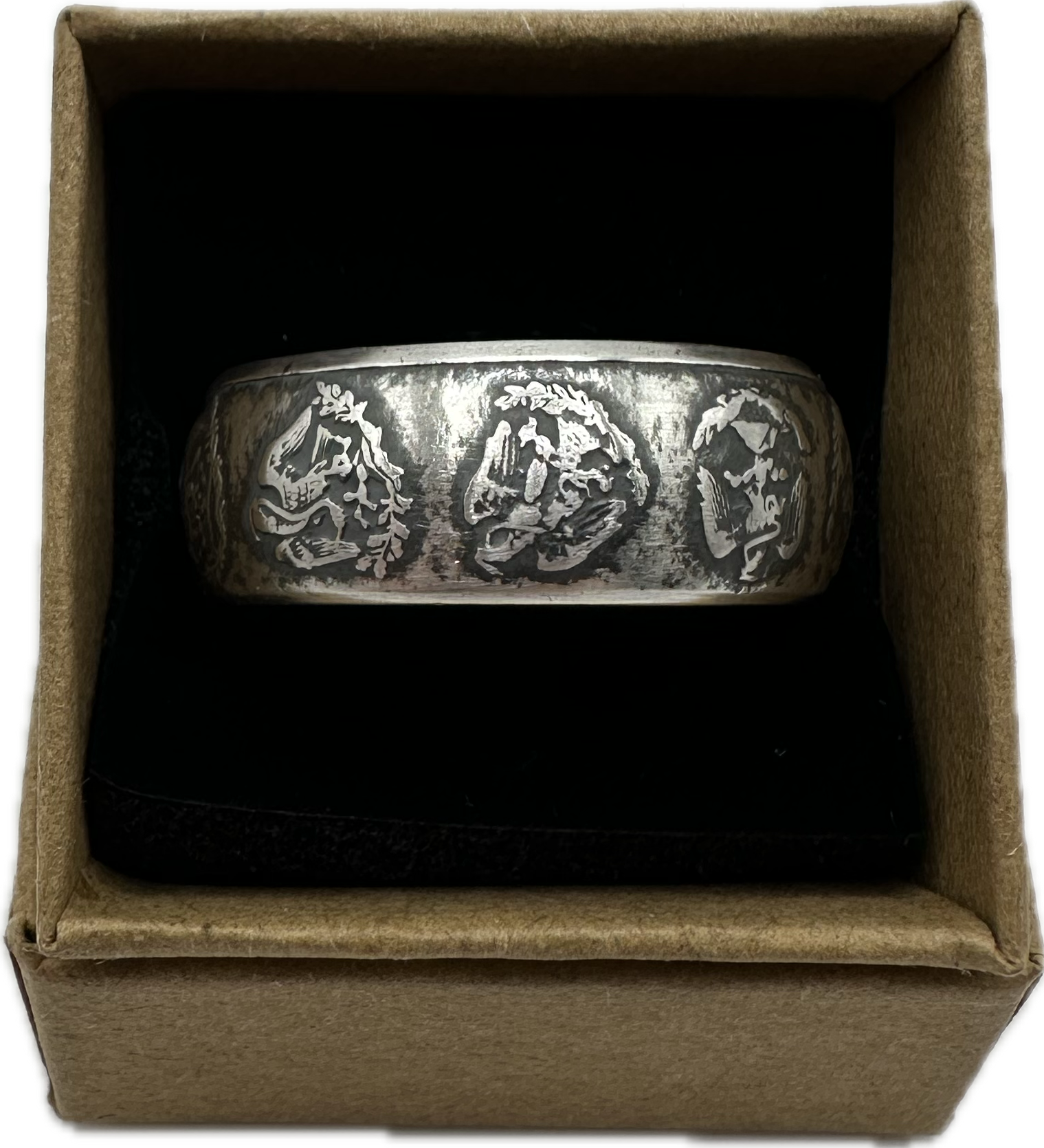 Mexico 1oz Libertad .999 Silver Coin Ring - Mountainstruck Coin Jewelry