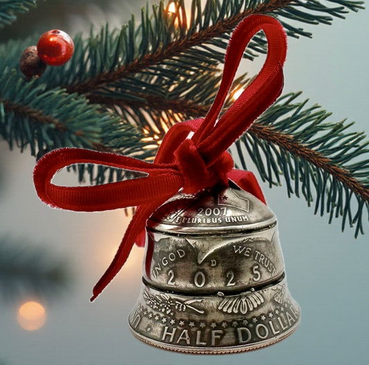 2025 Holiday Coin Bell Ornament Works! - Mountainstruck Coin Jewelry