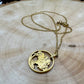 U.S. Buffalo Nickel Hand Cut Coin Necklace (Back)