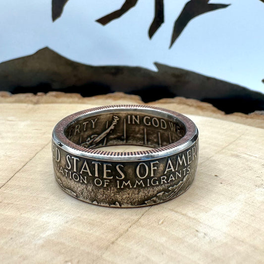 "A Nation of Immigrants" Half Dollar Coin Ring