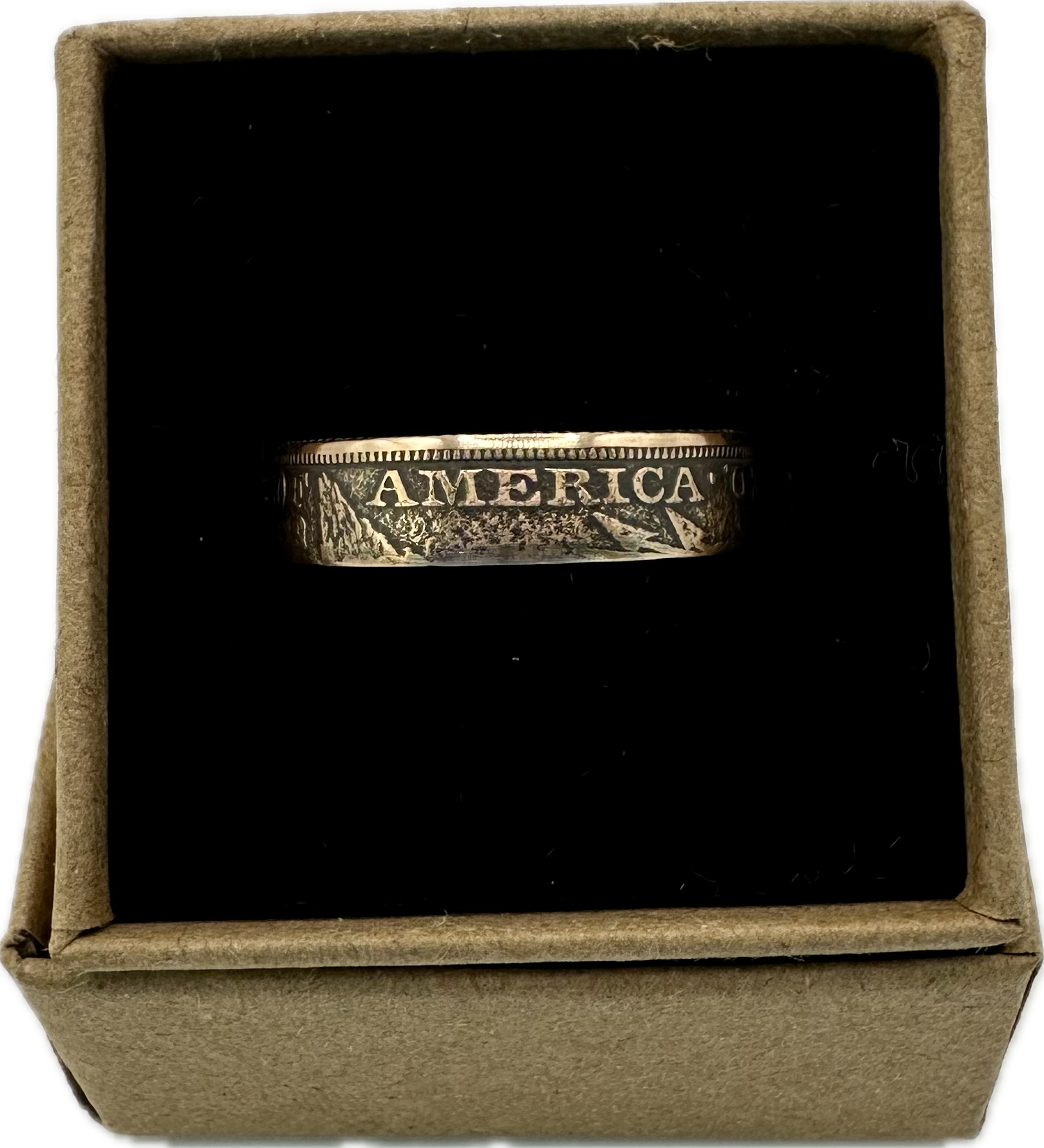 22k U.S. Gold Half Eagle $5 Coin Ring - Mountainstruck Coin Jewelry