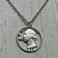 Smoking GW Silver Quarter Necklace