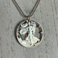 U.S. Walking Liberty Silver Necklace (Lady Liberty)