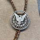 U.S. Morgan Silver Dollar Bolo Tie (reverse)