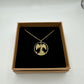 Guardian Angel Cut Token Coin Necklace Jewelry