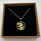 22k Solid Gold UK Gold Sovereign Cut Coin Necklace Jewelry