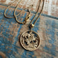 22k Solid Gold UK Gold Sovereign Cut Coin Necklace Jewelry