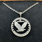 Soaring Eagle U.S. Silver Quarter Coin Necklace