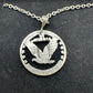 Soaring Eagle U.S. Silver Quarter Coin Necklace