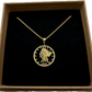 U.S. 22k Gold Half Eagle $5 Cut Coin Necklace