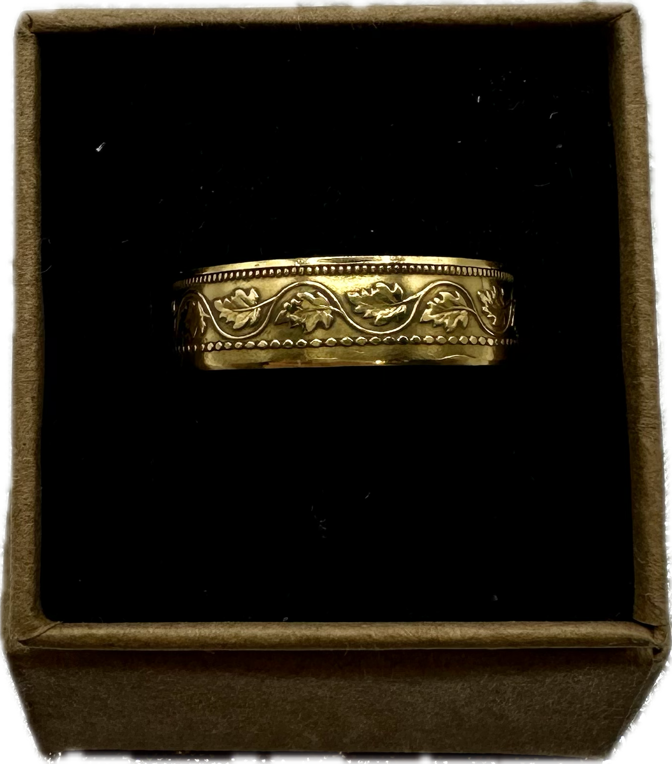 Gold Canada Large Cent Coin Ring