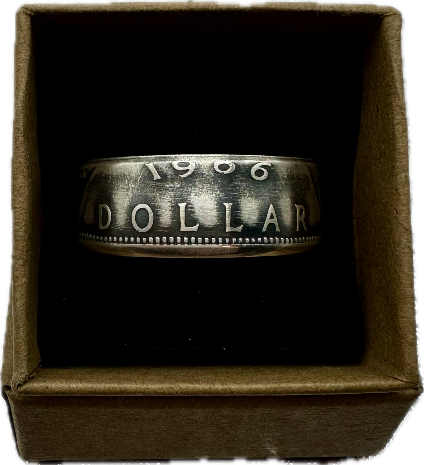 Canada Silver Dollar Coin Ring