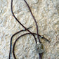US Silver Walking Liberty Half Dollar Hand Cut Coin Bolo Tie - Mountainstruck Coin Jewelry