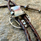 US Silver Walking Liberty Half Dollar Hand Cut Coin Bolo Tie - Mountainstruck Coin Jewelry