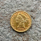 22k U.S. Gold Half Eagle $5 Coin Ring - Mountainstruck Coin Jewelry