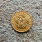 22k U.S. Gold Half Eagle $5 Coin Ring - Mountainstruck Coin Jewelry