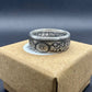 Japan 50 Sen Silver Coin Ring