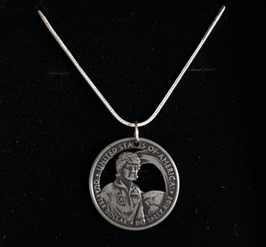 U.S. First American Woman in Space Necklace