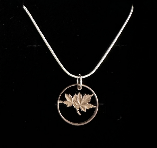 Canada Maple Leaf Penny Necklace