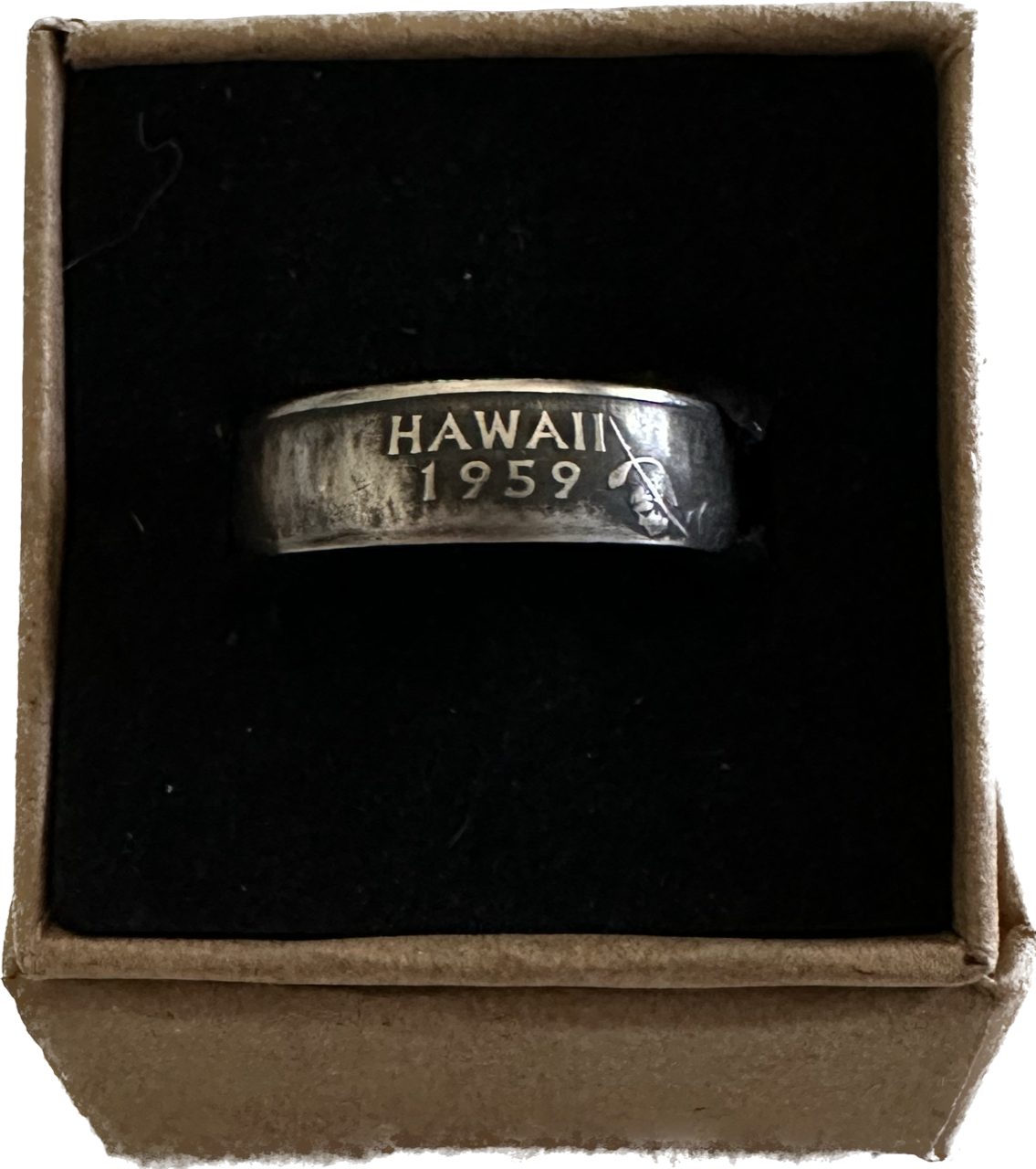 U.S. State Quarter Coin Ring