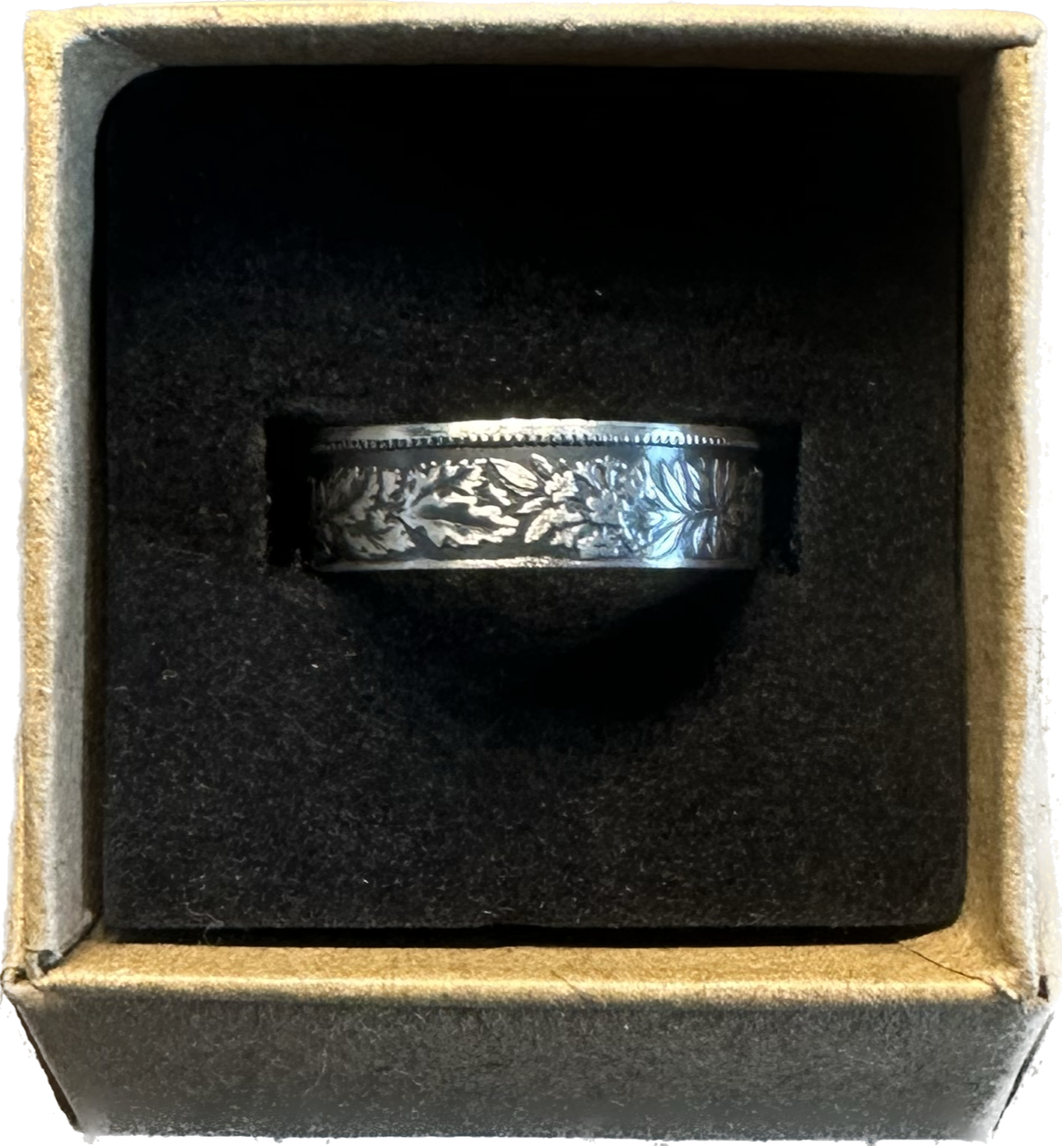 Swiss 1 Franc Silver Ring