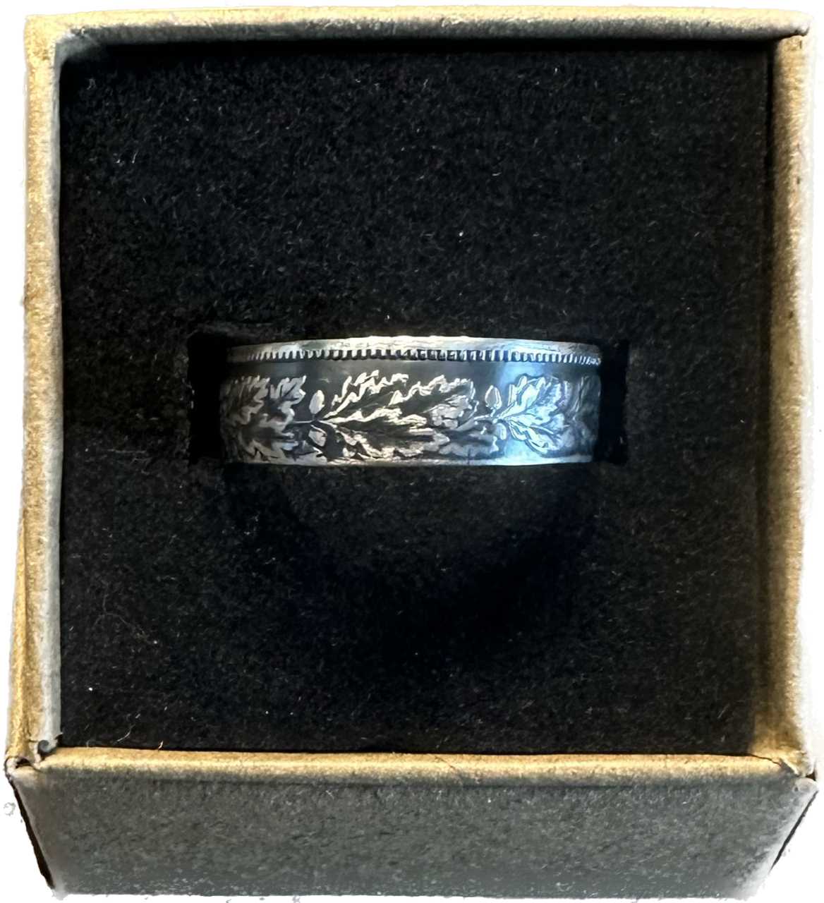 Swiss 1 Franc Silver Ring