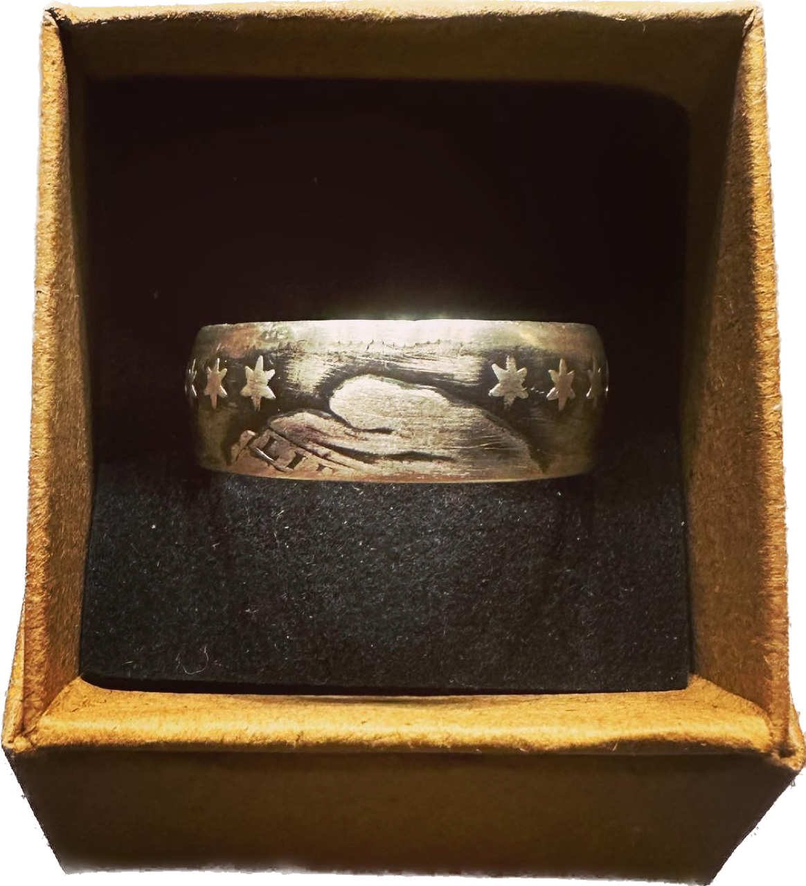 (Rare) Capped Bust Liberty Silver Half Dollar Ring