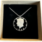 JFK Silver Half Dollar Cut Pendant