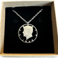 JFK Silver Half Dollar Cut Pendant