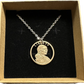 Sacagawea One Dollar Cut-out Necklace