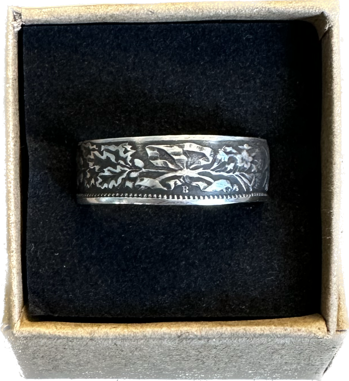 Swiss 2 Franc Silver Ring