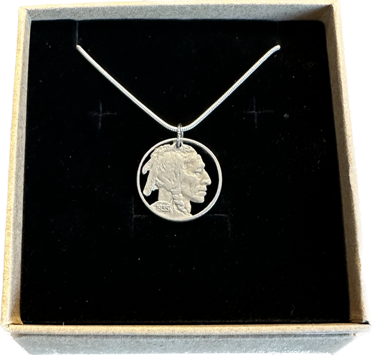 U.S. Buffalo Nickel Necklace (Front)