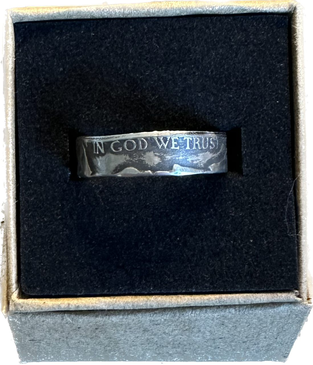 WW2 U.S. Silver Nickel Ring